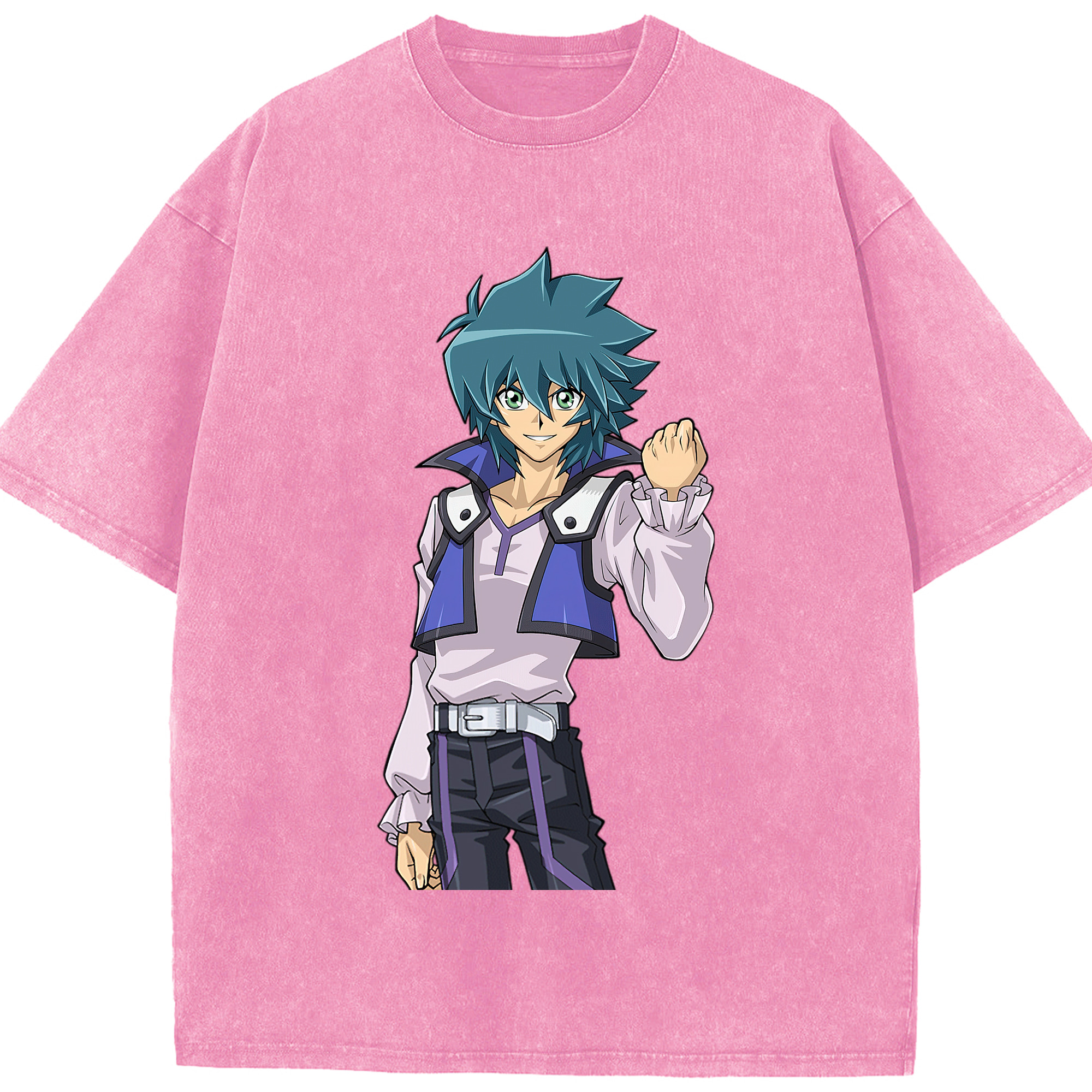 （画像用） 遊☆戯☆王 Yu-Gi-Oh! 綿100% ヴィンテージ風 半袖Tシャツ（フロントプリント）
